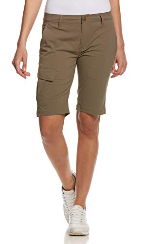 Jeff Green Damen Elastische Schnell Trocknende Kurze Leichte Cargo Outdoor Funktions Hose Melina, Farbe:Smoke, Größe - Damen:46 von Jeff Green