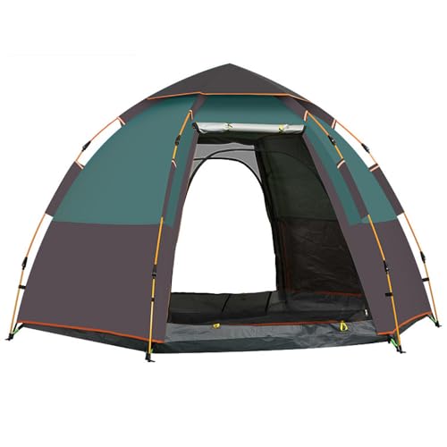 Jemora Easy Pop Up Zelt Große Familienzelte für Camping Wasserdichtes Campingzelt Automatisches Doppelschicht-Schnellöffnungszelt Atmungsaktiv und regenfest für Outdoor-Camping Wandern Rucksackreisen von Jemora