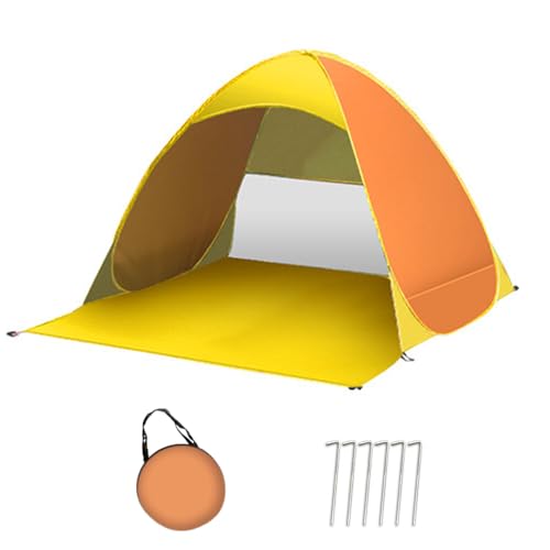 Jemora Pop-Up-Zelt für Camping, Strandzelt, Sonnenschutz, sofortiges Öffnen, Wind- und Regenschutz, UV-beständig, leicht zu verstauen von Jemora