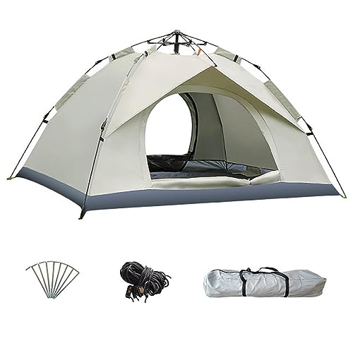 Jemora Selbstfahrendes Reise-Campingzelt im Freien, automatisches Schnellöffnungszelt, tragbares, regenfestes, sonnengeschütztes Zelt, Angeln, Wandern, Sonnenschein von Jemora