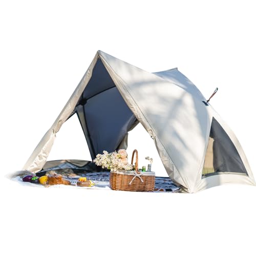 Jemora Sunproof, winddichtes, schnell zu öffnendes Zelt für den Außenbereich, leichtes, wasserdichtes, faltbares Zelt, vollautomatisches Camping-Picknick-Sonnenschutz-Sonnenschutzzelt von Jemora