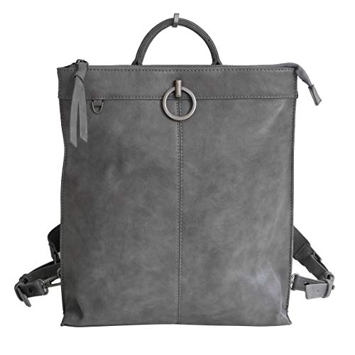 Moderner City Rucksack von Jennifer Jones - Damenrucksack Damentasche Woman's Bag (Grau) - präsentiert von ZMOKA® von Jennifer Jones - präsentiert von ZMOKA