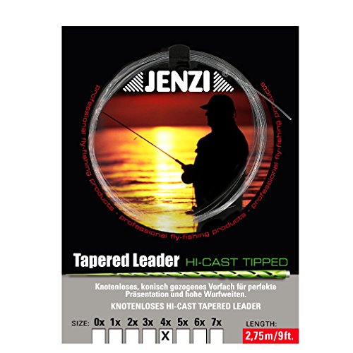 Jenzi Tapered Leader- Der Klassiker 4X / 0,18/0,54 von Jenzi