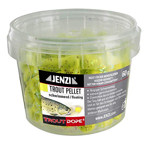 Jenzi Trout-Pellets 60g Gelb von Jenzi