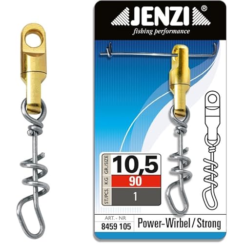 Jenzi Power-Wirbel Strong Messing Gr. 10,5 90kg von Jenzi