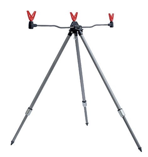 Jenzi Tripod mit 3 Rutenauflagen komplett , ideal zum Brandungsangeln von .Jenzi