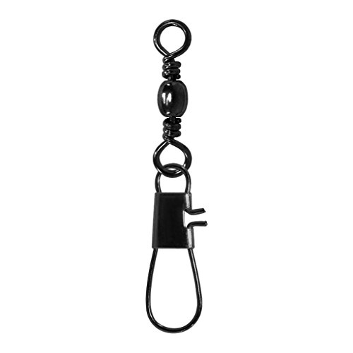 Karabiner-Wirbel Black Nickel mit Sicherheits-Häkchen Gr.10 Karabiner-Wirbel Black Nickel mit Sicherheits-Häkchen Gr.10 von Jenzi