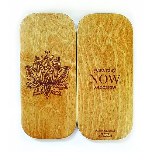 Sadhu Board für Yoga Praxis, Handgemachtes Holzbrett mit Nägeln zum Stehen auf Füßen, Sadhu Praxis Holzbrett mit verzinkten Nägeln, Entspannungsbrett für Akupunkturmassage, Yoga Geschenk von Jetisy