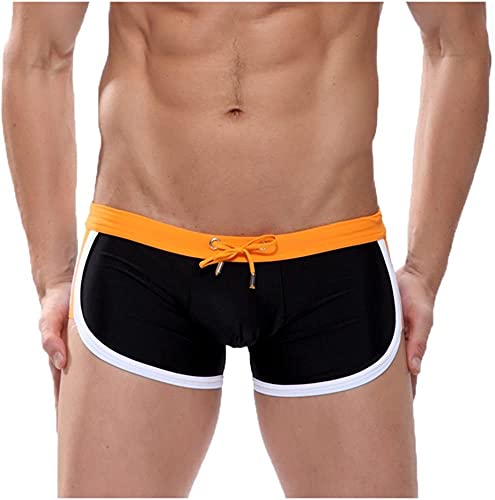 Jeylly Herren Swimming Shorts, Sexy Sport Kurz Surfen Bademode Shorts Sommer Schwimmen Boxer Trunks - Grau M von Jeylly