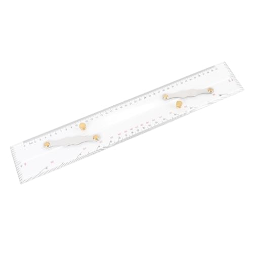Jiawu Marine Navigation Parallel Herrscher Hoher Transparenz -Acryl -Nautik Seetabierwerkzeug für Schiffsyachten, Haltbar von Jiawu