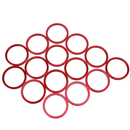 Jiawu Schwungraddichtung, ölbeständige Fahrradwaschanlage, Korrosionsbeständigkeit, Ausgezeichnetes Zubehör für Radfahrer (Rot) von Jiawu