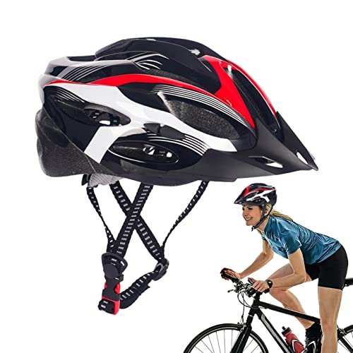Mountainbike-Helme - Fahrradhelme für Erwachsene - Fahrradhelme für Erwachsene, Rennrad-Fahrradhelme, leicht und atmungsaktiv Jildouf von Jildouf