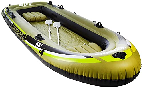 Jilong Herren Fishman 300 Set Schlauchboot, grün, 252x125x40cm von Jilong