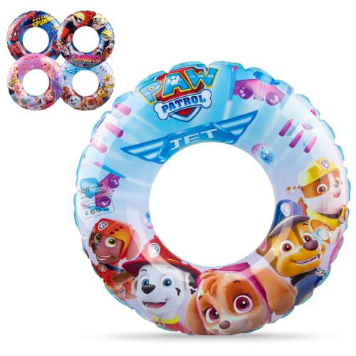 Jinhuaxin Schwimmring Kinder,Poolspielzeuge Kinder für Paw Patrol Schwimmreifen Kinder,Kinder Schwimmring Aufblasbar,für Kinder 3-6 Jahre von Jinhuaxin