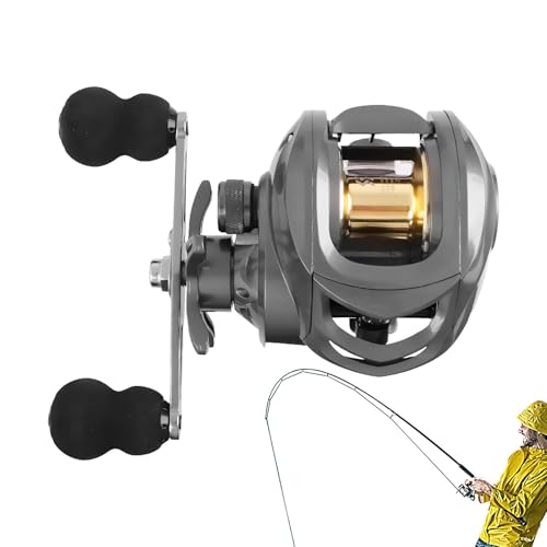 Angelruten-Kombination - Ruten- Und Rollen-Kombination, Salzwasser-Süßwasser-Spinnrollen-Köder-Set Rollenkombinationen, Glatte Angelrolle, Baitcast-Rollen-Kombination Aus Kohlefaser Für Einsteiger, An von Jlobnyiun
