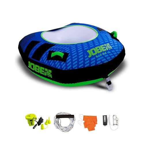 Jobe Ridge Package Tube 1 Person Towable Wasserreifen Wasserring 130x130x44cm von Jobe