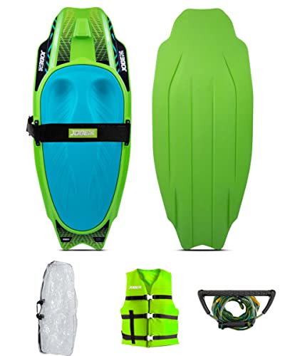 Jobe Slash Kneeboard Package Freestyle Board für Anfänger und Fortgeschrittene Green von Jobe