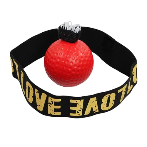 Joberio Box-Trainingsball, Box-Reflex-Ball, Box-Reflex-Kopfball mit Stirnband, Hand-Auge-Reaktionskoordination, Boxausrüstung für Kinder und Erwachsene von Joberio