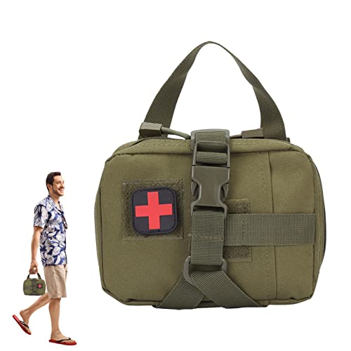 Joberio Medizinische Tasche für den Außenbereich - Kompakter medizinischer Sicherheitskoffer | Outdoor-Rettungswerkzeugtasche für Camping, Wandern, Trekking und Bergsteigen von Joberio