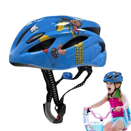 Kinderhelm, 48–55 Cm Kinder-Fahrradhelm, Kinder-Fahrradhelm Für Jungen Und Mädchen, Kinder-Fahrradhelme, Verstellbarer Fahrrad-Roller-Skating-Fahrradhelm, Leichter Jugend-Fahrradhelm Für Kinder Im Alt von Joberio