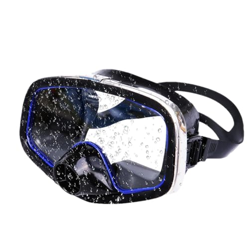 Schnorchelbrille Für Erwachsene, Weitsicht-Wasserbrille, Hochauflösende Schwimmmaske Mit Großem Rahmen Für Erwachsene, Tauchausrüstung Für Training, Schwimmen von Joberio
