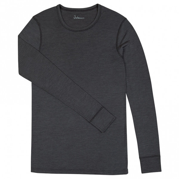 Joha - Blouse Long Sleeves - Merinounterwäsche Gr L;M;S;XL grau;schwarz von Joha