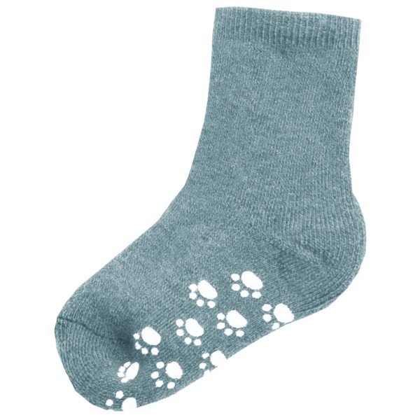 Joha - Kid's 721 Wool Sock Anti-Slip - Hüttenschuhe Gr 15-18 türkis von Joha