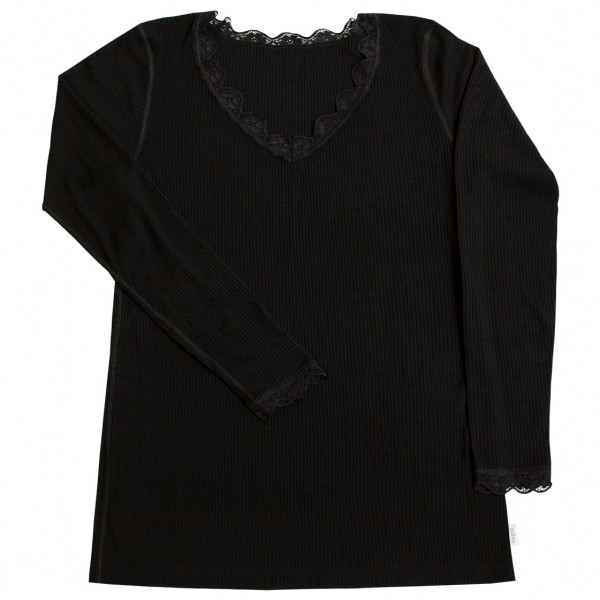 Joha - Women's Blouse I L/S 70/30 - Merinounterwäsche Gr XL schwarz von Joha