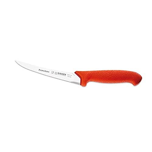 Johannes Giesser Messerfabrik PrimeLine Ausbeinmesser sehr flexibel Messer, Rot, 15 cm von Johannes Giesser Messerfabrik