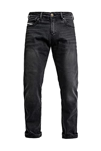 John Doe Taylor Monolayer XTM Motorrad Jeans Herren mit Protektoren Black 30/34 von John Doe