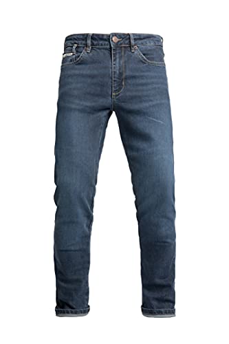 John Doe Taylor Monolayer XTM Motorrad Jeans Herren mit Protektoren Indigo 44/34 von John Doe