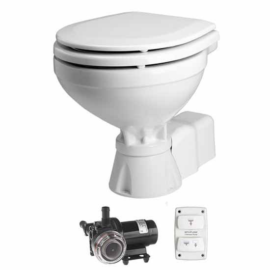 Johnson Pump Aqua T Comfort Silent 47231 24v Toilet Durchsichtig 40.6 x 43.2 x 48.3 cm von Johnson Pump