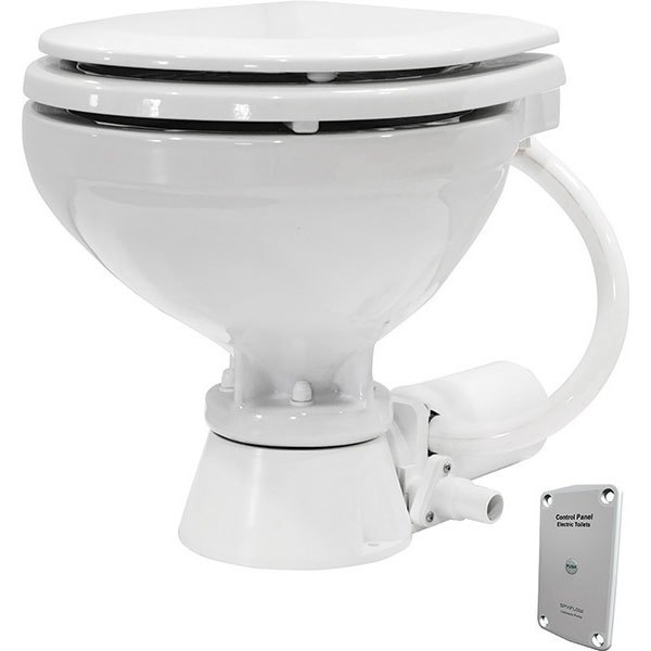 Johnson Pump Aqua-t Compact Standard Electric Toilet 12v Weiß von Johnson Pump