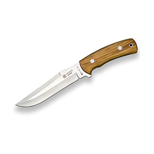 Joker Gürtelmesser Messer Gamo CO51, Klinge 15 cm MOVA, mit Griff aus Olivenholz, Fischwerkzeug, Jagd, Camping und Wandern von Joker