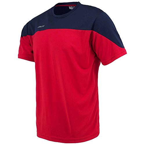 Joluvi Unisex Agur Manga Corta Camiseta Unterhemd, Rot/Marineblau, One Size von Joluvi