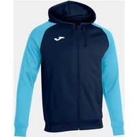 JOMA Academy IV Kapuzen-Trainingsjacke Kinder 342 - marineblau/türkis 116 von Joma