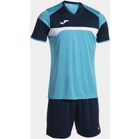 JOMA Danubio III Trikot + Shorts Set Kinder 013 - türkis fluor 140 von Joma