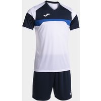 JOMA Danubio III Trikot + Shorts Set Kinder 203 - weiß/marineblau 128 von Joma