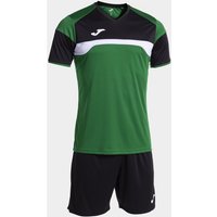 JOMA Danubio III Trikot + Shorts Set Kinder 451 - grün/schwarz 152 von Joma