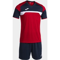 JOMA Danubio III Trikot + Shorts Set Kinder 603 - rot/marineblau 128 von Joma