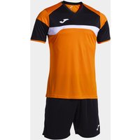 JOMA Danubio III Trikot + Shorts Set Kinder 881 - orange/schwarz 164 von Joma