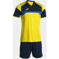 JOMA Danubio III Trikot + Shorts Set Kinder 903 - fluorgelb/marineblau 152 von Joma