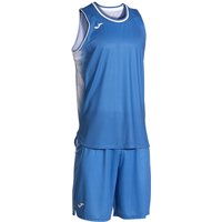JOMA Four Basketballtrikot + Shorts Set Kinder 702 - royalblau/weiß 152 von Joma