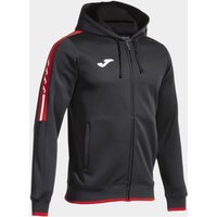JOMA Olimpiada Kapuzen-Trainingsjacke Kinder 106 - schwarz/rot 140 von Joma