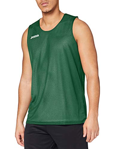 Joma Aro Basketball Reversibil T-Shirt, Herren, Grün-Weiß, 2XL-3XL von Joma