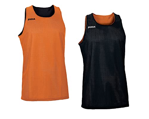 Joma Aro Basketball Reversibil T-Shirt, Herren, Orange-Schwarz, M von Joma