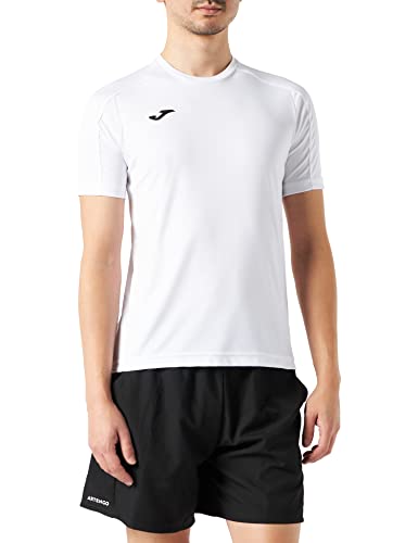 Joma Boys Academy Kurzarm-T-Shirt, Weiß, 4XS-3XS von Joma