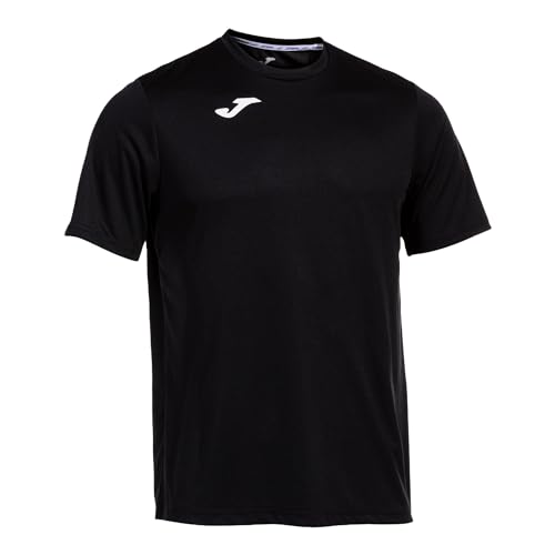 Joma - Herren Kurzarm-Sport-T-Shirt - Leicht und atmungsaktiv - Ideal für alle Sportarten - Combi 4XS-3XS- Schwarz von Joma