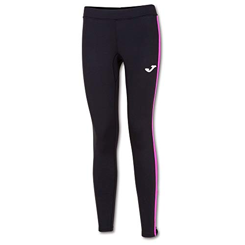 Joma Damen Kombi Basic Lange Sporthose, Schwarz/Rosa, L von Joma