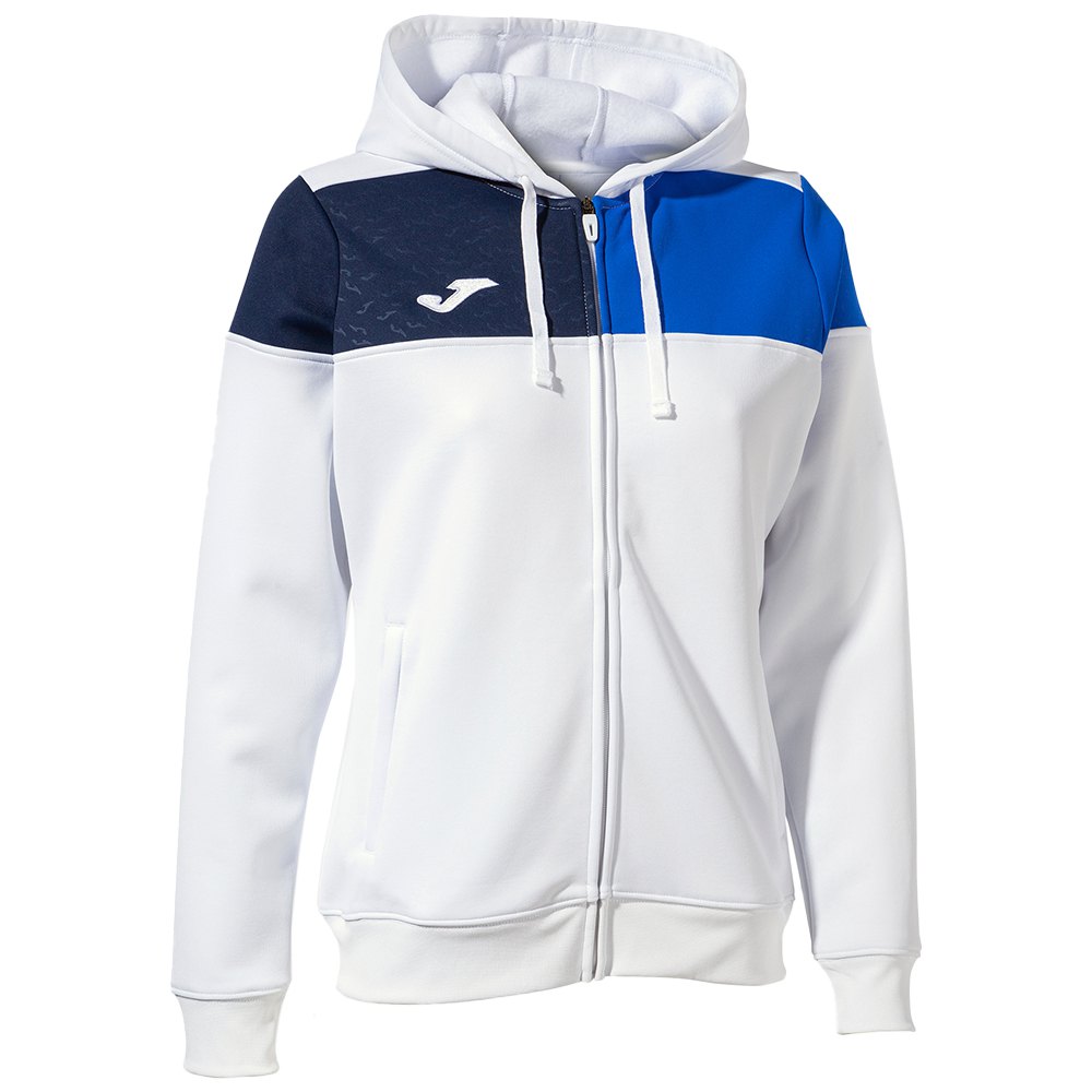 Joma Crew V Full Zip Sweatshirt Weiß S Frau von Joma